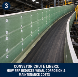 Read more about the article Conveyor Chute Liners: How FRP Reduces Wear, Corrosion & Maintenance Costs
